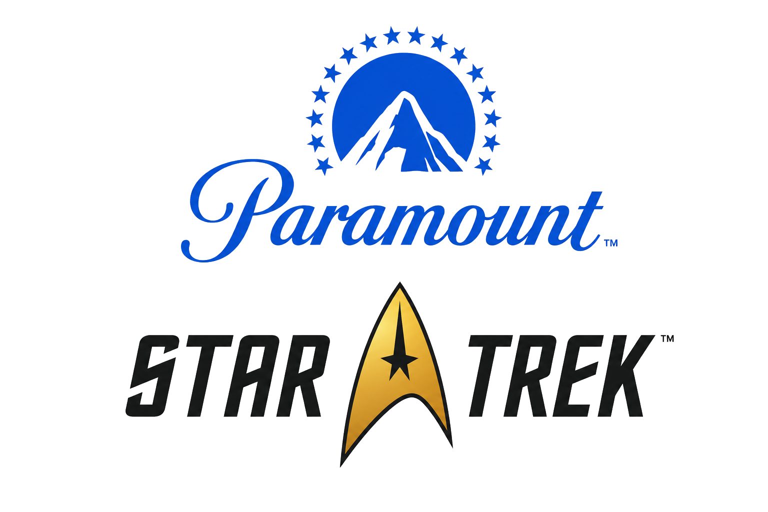 Paramount and Star Trek logos