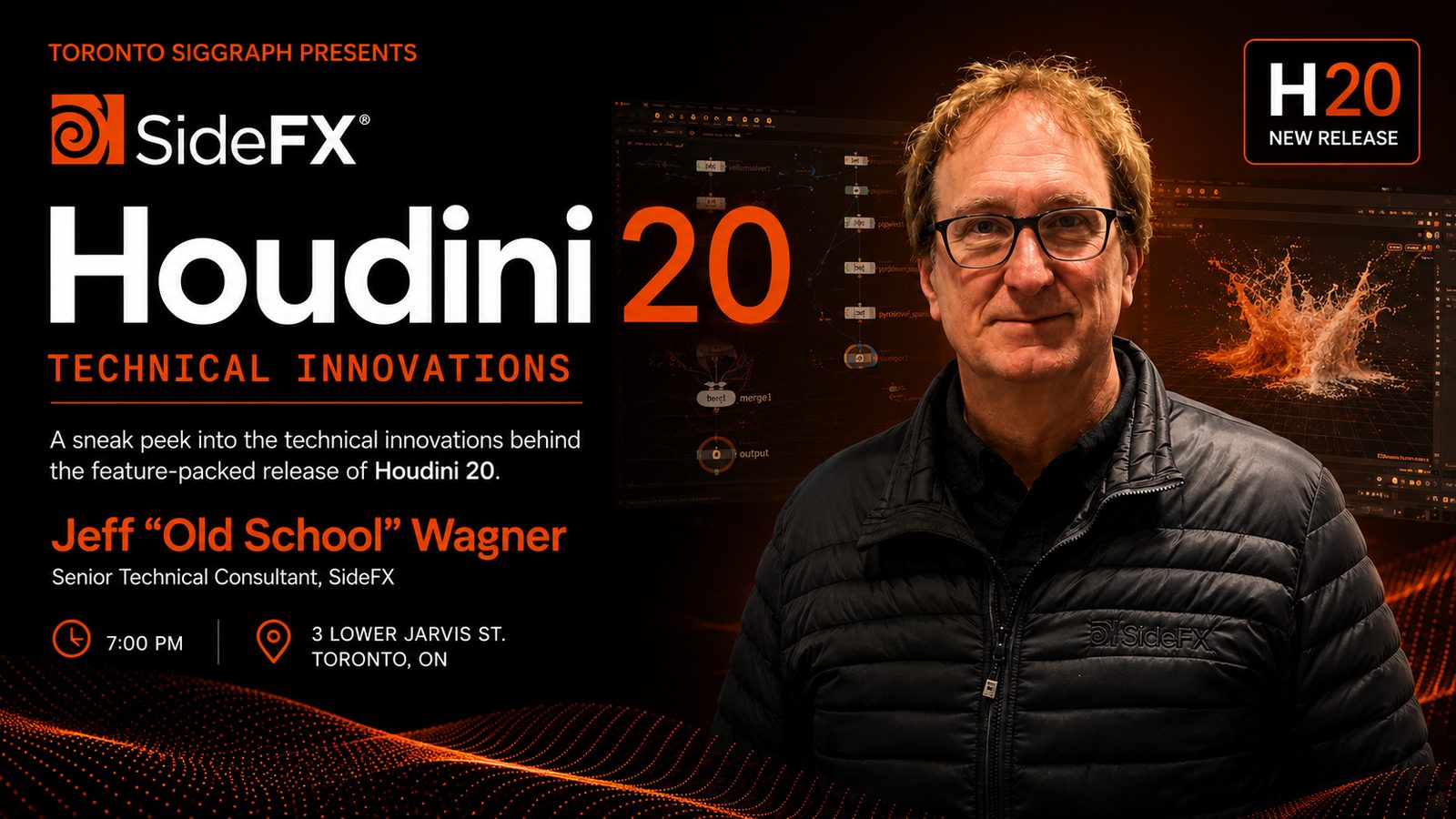 SideFX Houdini 20 event with Jeff Wagner