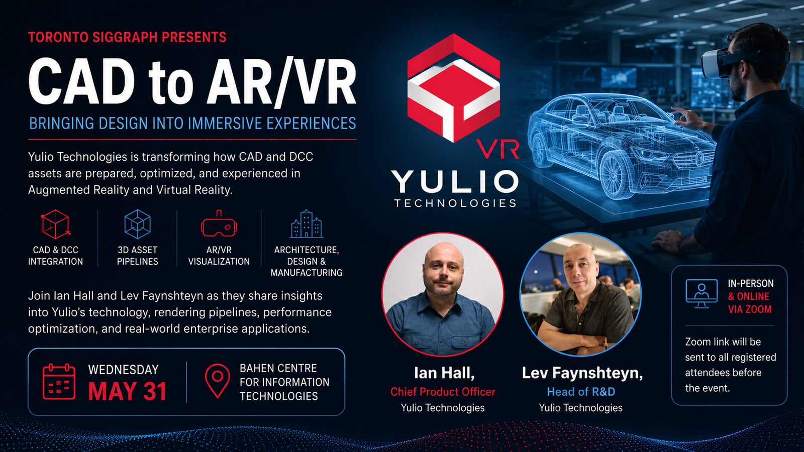 Yulio Technologies AR VR CAD event